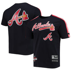 Atlanta Braves Pro Standard Taping T-Shirt Navy/Red