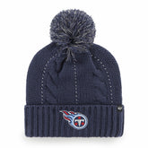 Tennessee Titans '47 Women's Bauble Cuffed Knit Hat with Pom - Navy outlet