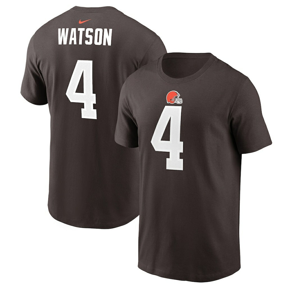Deshaun Watson Cleveland Browns Player Name & Number T-Shirt - Brown for sale