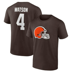 Deshaun Watson Cleveland Browns Player Icon Name & Number T-Shirt - Brown outlet