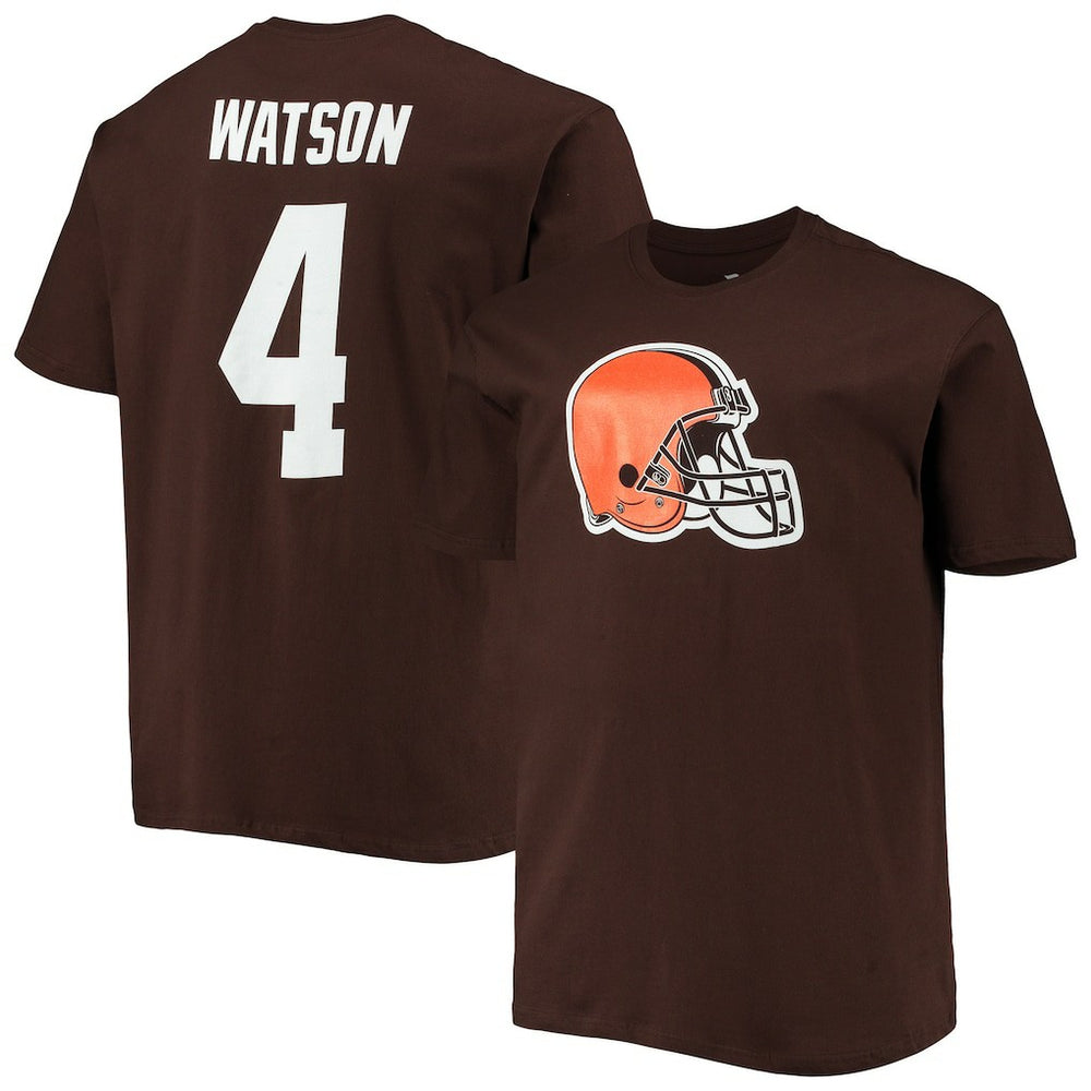 Deshaun Watson Cleveland Browns Big & Tall Player Name & Number T-Shirt - Brown on sale