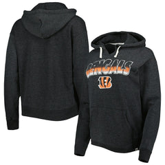 Cincinnati Bengals '47 Women's Color Rise Kennedy Pullover Hoodie - Black sale