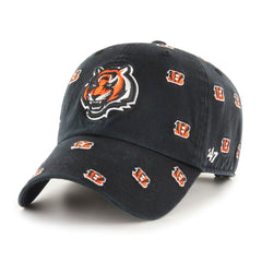 Cincinnati Bengals '47 Women's Confetti Clean Up Adjustable Hat - Black discount