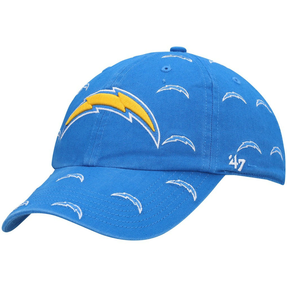 Los Angeles Chargers '47 Women's Confetti Clean Up Adjustable Hat - Powder Blue on sale