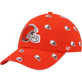 Cleveland Browns '47 Women's Confetti Clean Up Logo Adjustable Hat - Orange cheap
