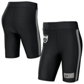 Las Vegas Raiders WEAR by Erin Andrews Women's Biker Shorts - Black cheap