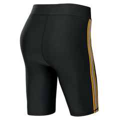 Pittsburgh Steelers WEAR by Erin Andrews Women's Biker Shorts - Black on sale