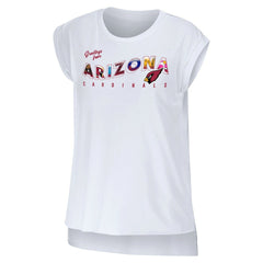Arizona Cardinals WEAR by Erin Andrews Women's Greetings From Muscle T-Shirt - White discount
