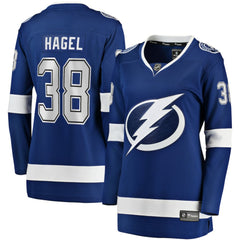 Brandon Hagel Tampa Bay Lightning Fanatics Women's Home Breakaway Player Jersey - Blue Jerseys