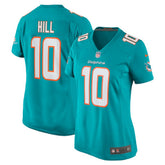 Tyreek Hill Miami Dolphins Women's Player Jersey - Aqua for sale