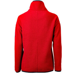 Boston Red Sox Cutter & Buck Women's Cascade Eco Sherpa Fleece Quarter-Zip Pullover Jacket Red
