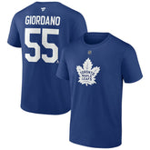 Mark Giordano Toronto Maple Leafs Fanatics Authentic Stack Name & Number T-Shirt - Blue T-shirts