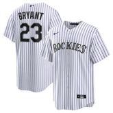 Kris Bryant Colorado Rockies Replica Player Jersey White/Purple