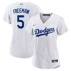 Freddie Freeman Los Angeles Dodgers Women's Replica Player Jersey White
