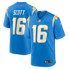 JK Scott Los Angeles Chargers Game Jersey - Powder Blue online