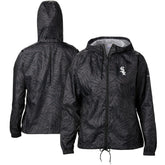 Chicago White Sox Women's Team Flash Forward Full-Zip Windbreaker Jacket Black