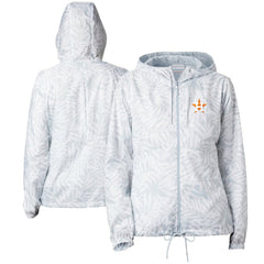 Houston Astros Women's Flash Forward Full-Zip Windbreaker Jacket Gray