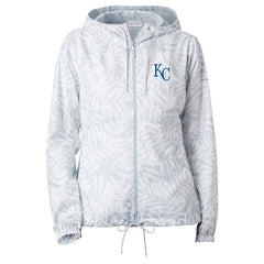 Kansas City Royals Women's Flash Forward Full-Zip Windbreaker Jacket White
