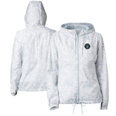 Milwaukee Brewers Women's Flash Forward Full-Zip Windbreaker Jacket Gray