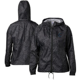 Miami Marlins Women's Flash Forward Full-Zip Windbreaker Jacket Black
