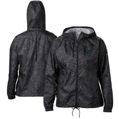 Miami Marlins Women's Flash Forward Full-Zip Windbreaker Jacket Black