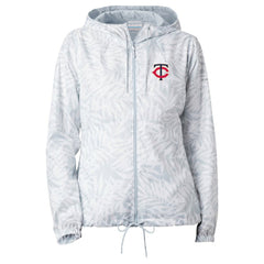 Minnesota Twins Women's Flash Forward Full-Zip Windbreaker Jacket Gray
