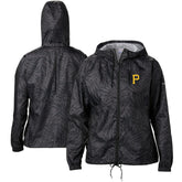 Pittsburgh Pirates Women's Team Flash Forward Full-Zip Windbreaker Jacket Black