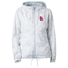 St. Louis Cardinals Women's Flash Forward Full-Zip Windbreaker Jacket Gray