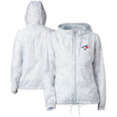 Toronto Blue Jays Women's Flash Forward Full-Zip Windbreaker Jacket White