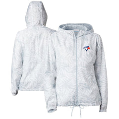 Toronto Blue Jays Women's Flash Forward Full-Zip Windbreaker Jacket White