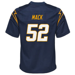 Khalil Mack Los Angeles Chargers Youth Game Jersey - Navy sale