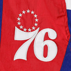 Philadelphia 76ers Starter Body Check Raglan Hoodie Half-Zip Jacket - Royal online
