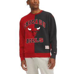 Chicago Bulls Tommy Jeans Keith Split Pullover Sweatshirt - Red/Black outlet