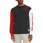 Toronto Raptors Tommy Jeans Richie Color Block Long Sleeve T-Shirt - Black shop