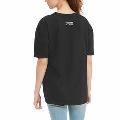 Los Angeles Lakers Tommy Jeans Women's Ashley V-Neck T-Shirt - Black cheap
