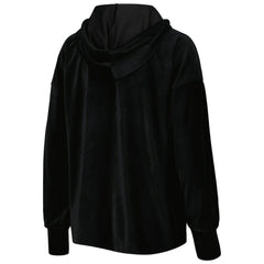 Chicago Bulls Touch Women's End Line Velour Pullover Hoodie sale - Black online