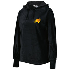 Phoenix Suns Touch Women's End Line Velour Pullover Hoodie - Black outlet