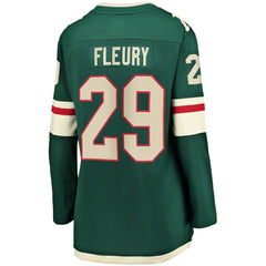 Marc-Andre Fleury Minnesota Wild Fanatics Women's Home Breakaway Player Jersey - Green Jerseys