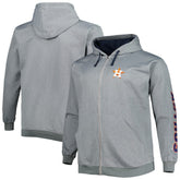 Houston Astros Profile Big & Tall Pullover Hoodie Ash