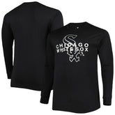 Chicago White Sox Big & Tall Long Sleeve T-Shirt Black