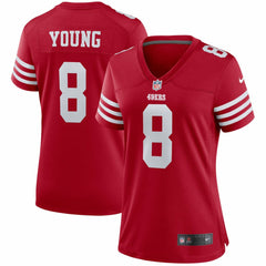 Steve Young San Francisco 49ers Women's Retired Player Game Jersey - Scarlet for sale