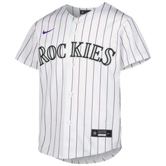 Kris Bryant Colorado Rockies Youth Alternate Replica Player Jersey White