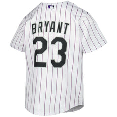 Kris Bryant Colorado Rockies Youth Alternate Replica Player Jersey White