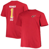 Arizona Cardinals Big & Tall #1 Dad 2-Hit T-Shirt - Cardinal cheap