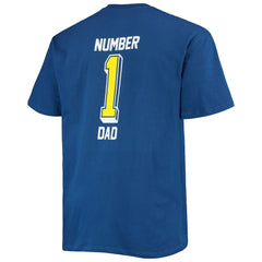 Los Angeles Rams Big & Tall #1 Dad 2-Hit T-Shirt - Royal online