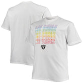 Las Vegas Raiders Big & Tall City Pride T-Shirt - White on sale