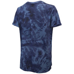 Seattle Kraken Majestic Threads Women's Boyfriend Tie-Dye T-Shirt - Deep Sea Blue T-shirts
