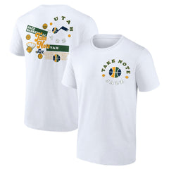Utah Jazz Street Collective T-Shirt - White cheap