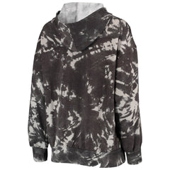 Phoenix Suns Majestic Threads Women's Burble Tie-Dye Tri-Blend Pullover Hoodie - Black shop