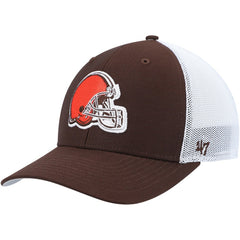 Cleveland Browns '47 Trophy Trucker Flex Hat - Brown/White on sale